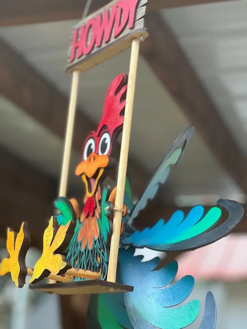 Animal Windspinner Courtyard Decoration