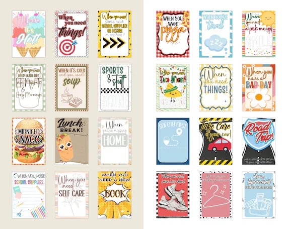 Christmas College Survival Gift Card Book
