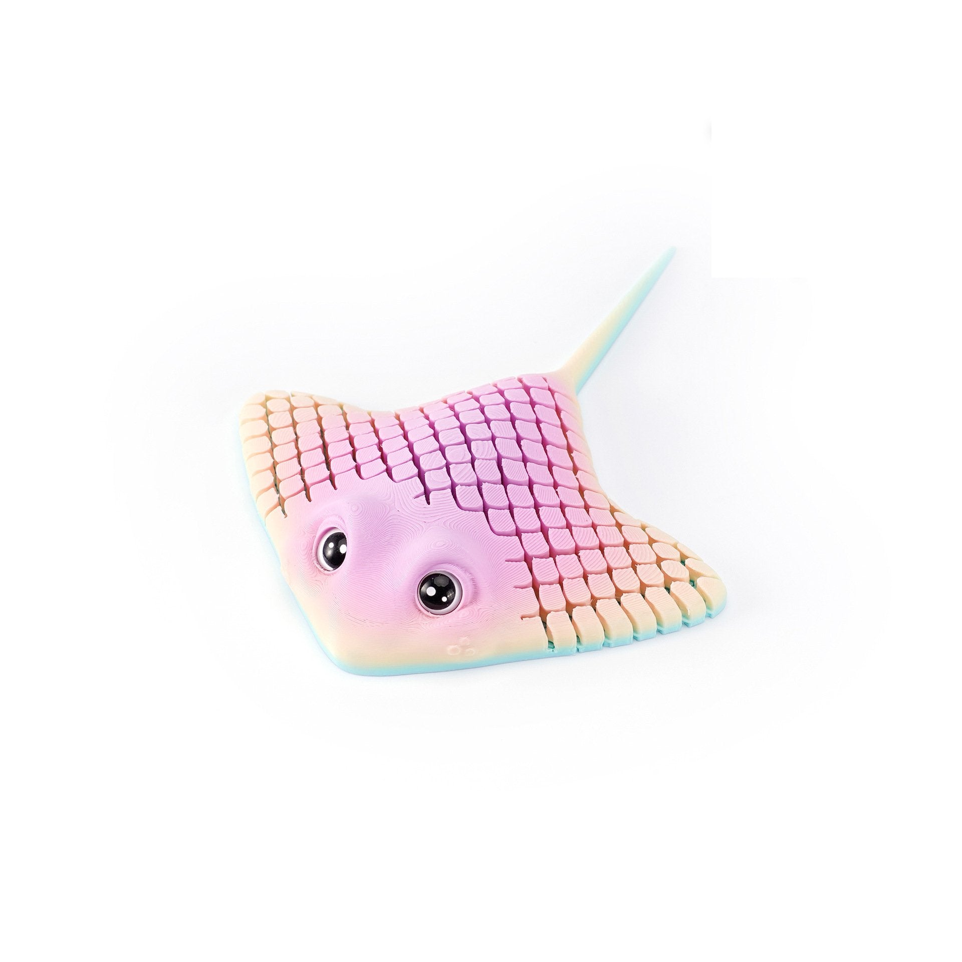 3D Printed Manta Ray Fidget Toy
