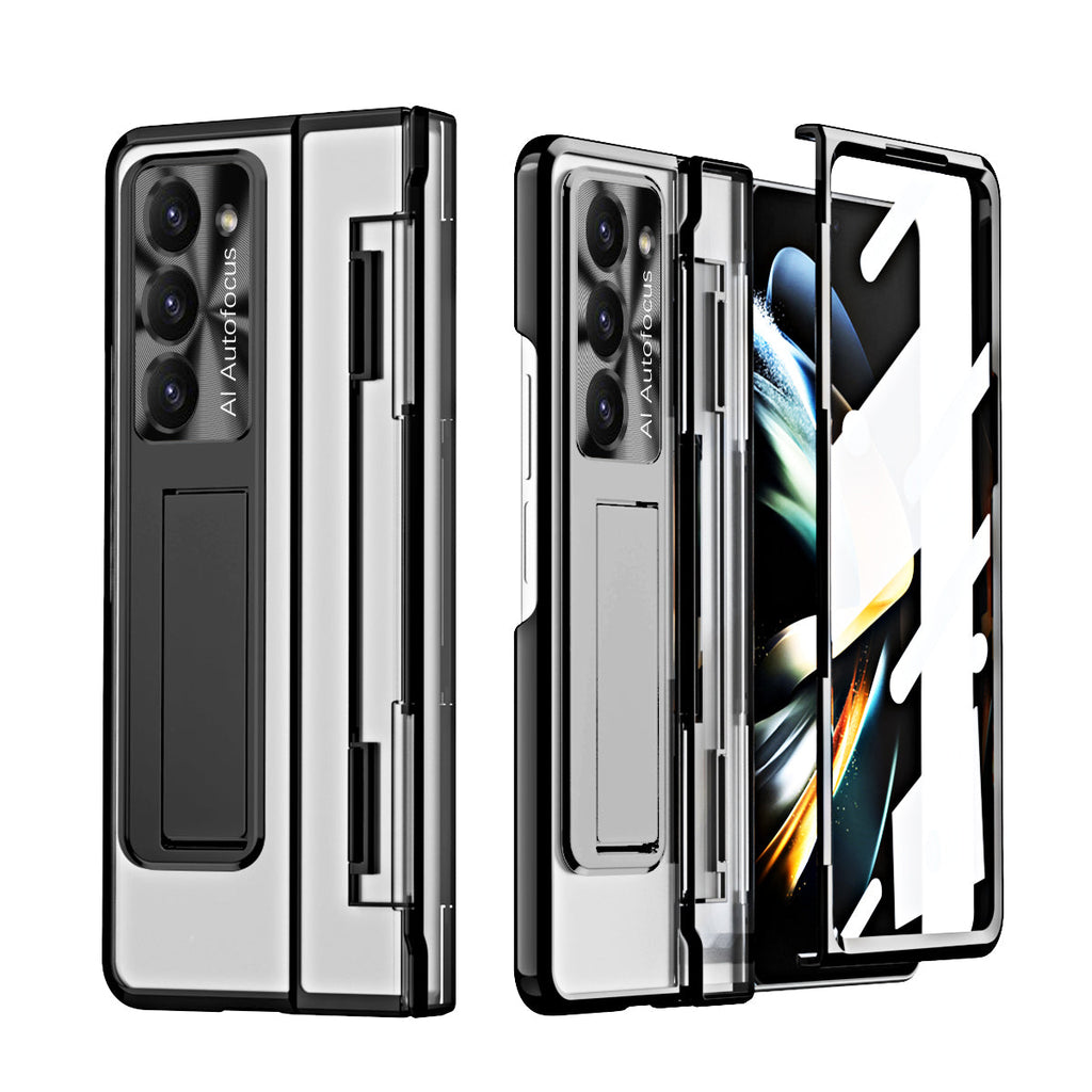 Armor Electroplated Shockproof Phone Case With Screen Protector For Galaxy Z Fold 6/5/4/3