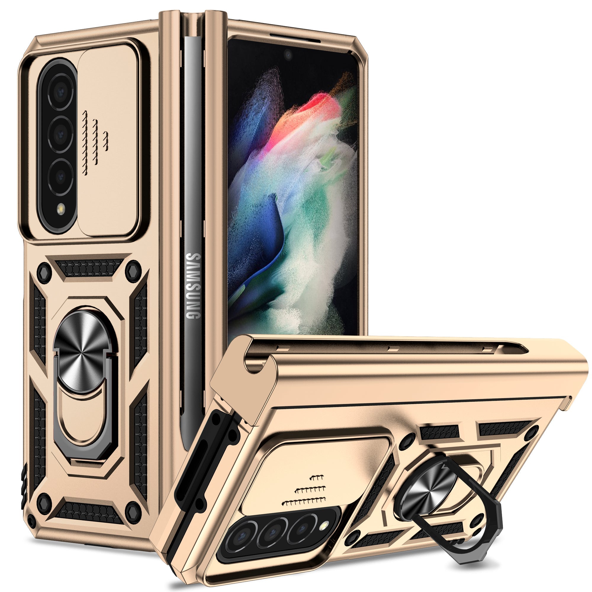 Armor All-inclusive Protective Phone Case For Galaxy Z Fold6 Fold5 Fold4