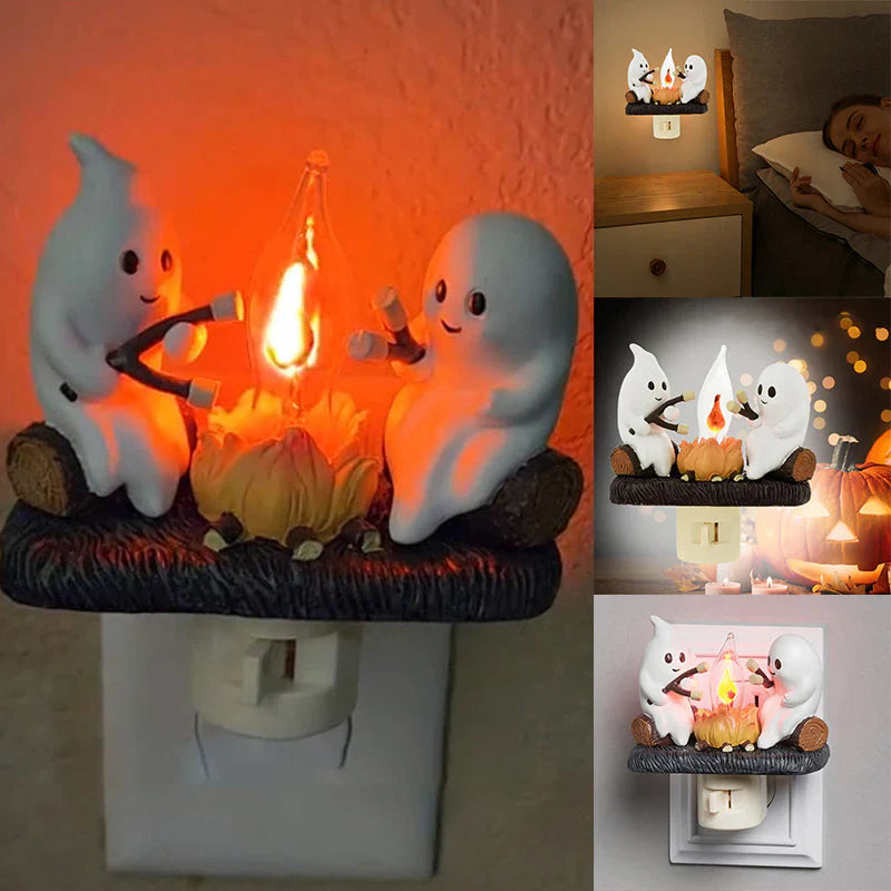 2024 Ghost Campfire Flickering Nightlight✨🔥👻