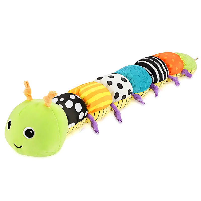 CuddlePillar Sensory Musical Caterpillar Plush for Babies