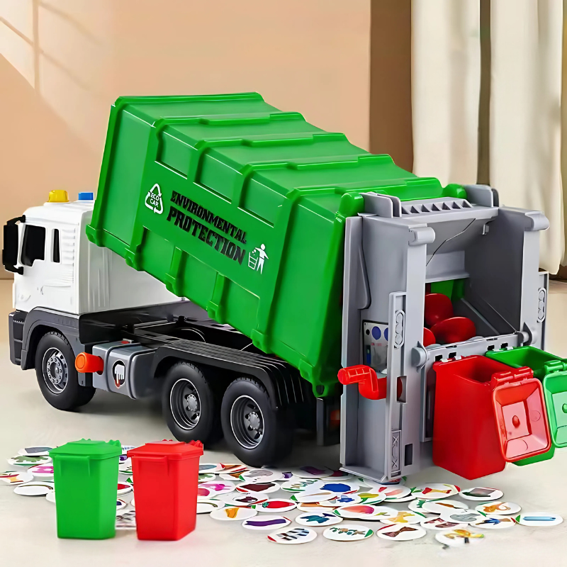 CityCleaner Interactive Garbage Truck Toy for Environmental Learning