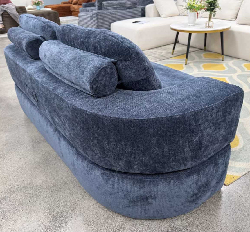🔥 Clearance Sale ✨ LoungeFlex™ 2-in-1 Chenille Sofa Bed