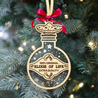 Christmas Potion Wooden Pendant