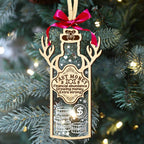 Christmas Potion Wooden Pendant