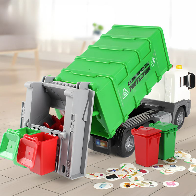 CityCleaner Interactive Garbage Truck Toy for Environmental Learning