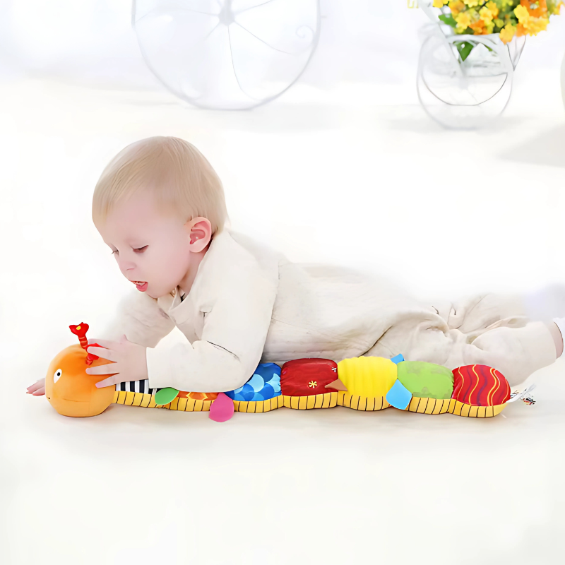 CuddlePillar Sensory Musical Caterpillar Plush for Babies
