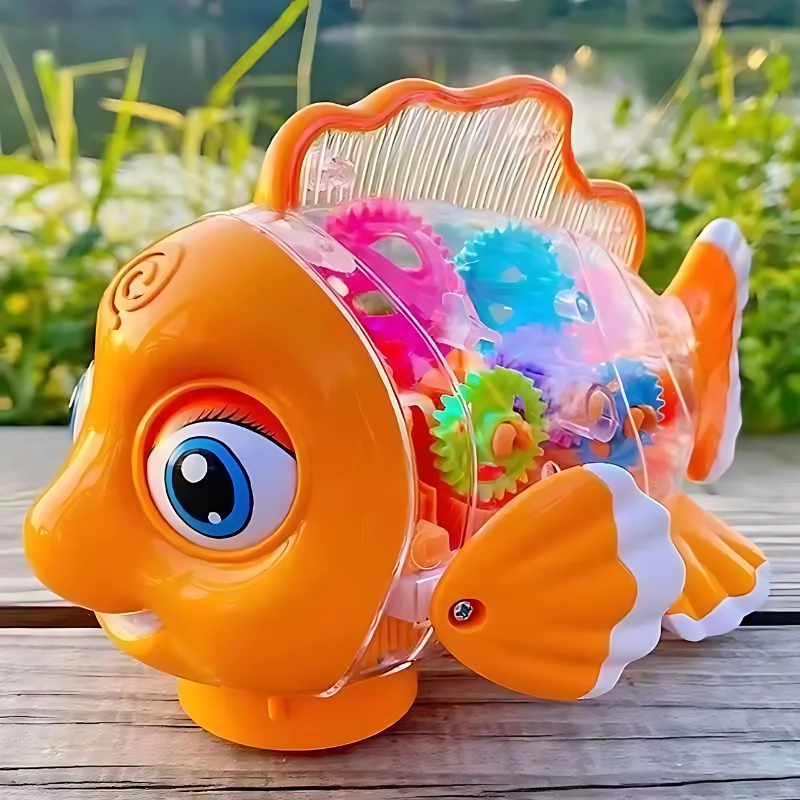 CrawlFish Musical Fish Toy for Crawling Babies