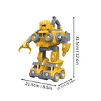 BuildBot 5-in-1 Construction Robot Assembly Toy Set