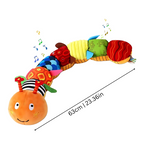 CuddlePillar Sensory Musical Caterpillar Plush for Babies