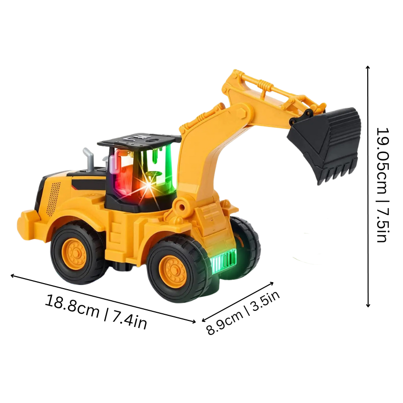 DigDance Musical Excavator with Lights & Motion