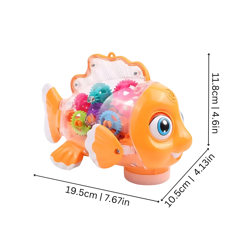 CrawlFish Musical Fish Toy for Crawling Babies