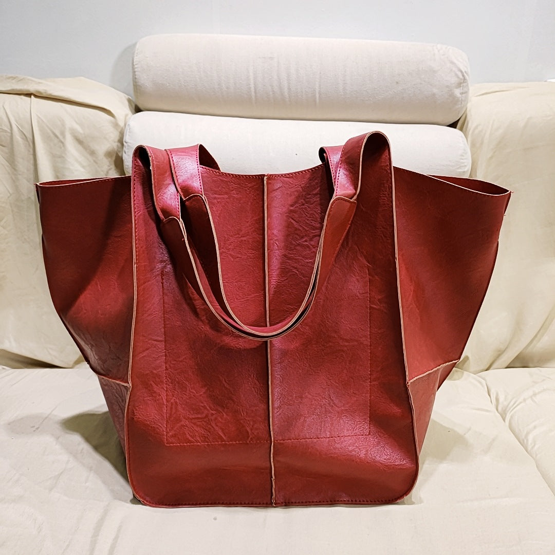 (🎄CHRISTMAS HOT SALE🎁) New Ladies Huge Oversized Leather Tote Bag