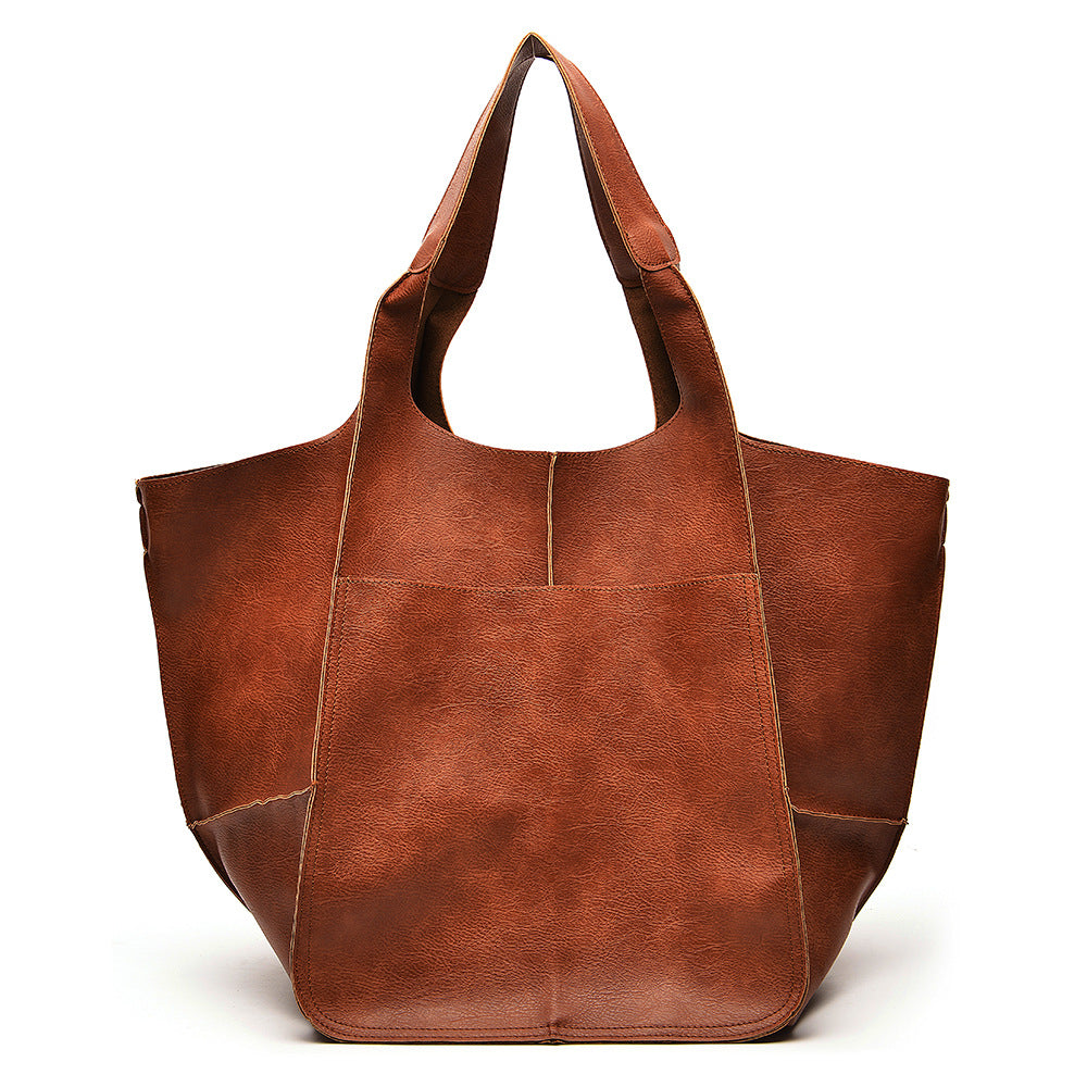(🎄CHRISTMAS HOT SALE🎁) New Ladies Huge Oversized Leather Tote Bag
