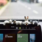 Cute Cat-Themed Car Decoration Set