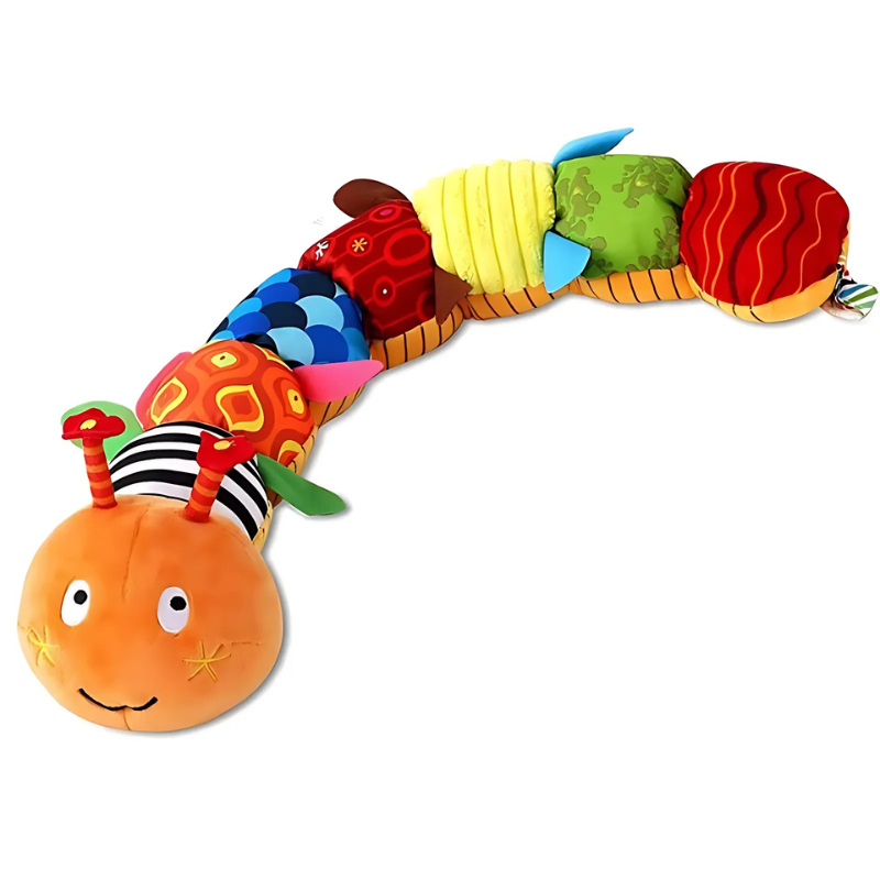 CuddlePillar Sensory Musical Caterpillar Plush for Babies