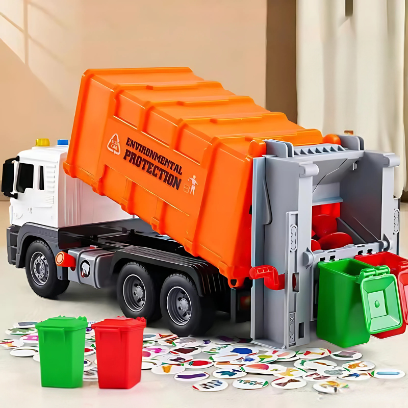 CityCleaner Interactive Garbage Truck Toy for Environmental Learning