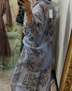 Comfortable and Chic Paisley Print Loungewear Set