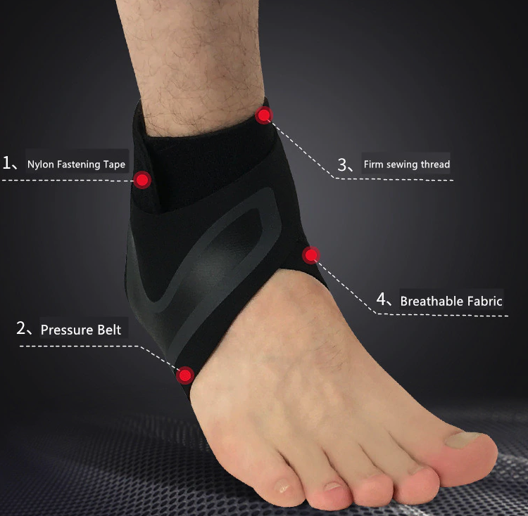 Artisan Charms Breathable Elastic Ankle Brace & Stabilizer