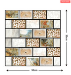 10Pcs 3D Peel and Stick Wall Tiles(12x12 inches)