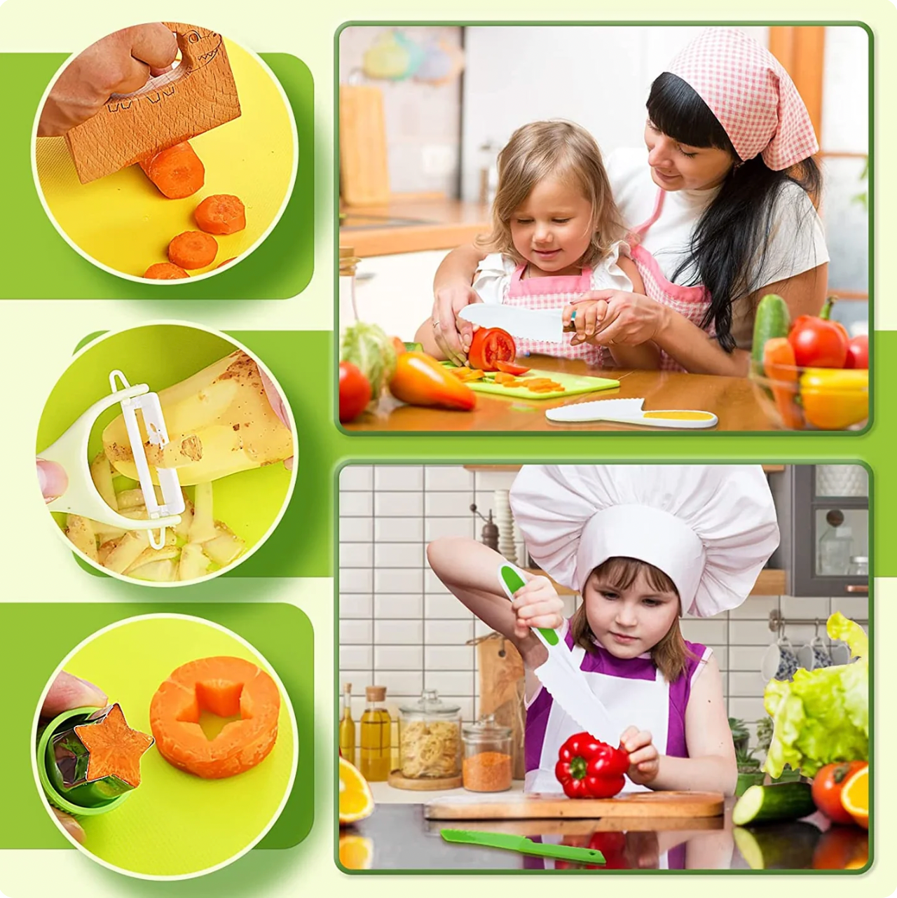Children safe kitchen set