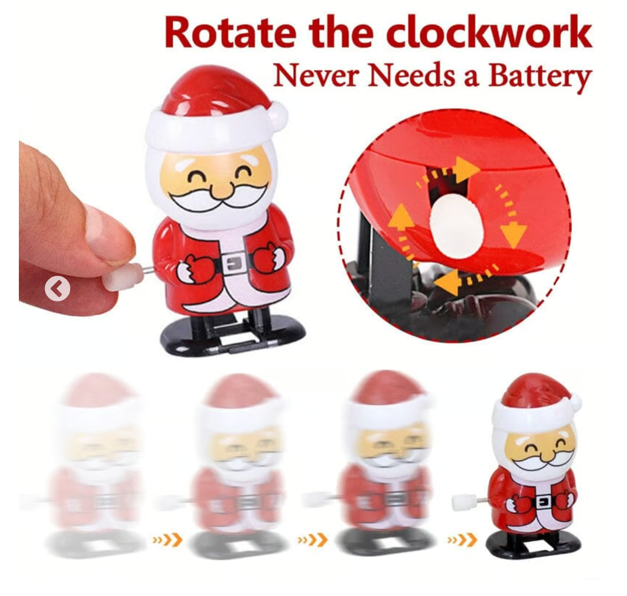 Christmas Clockwork Toy