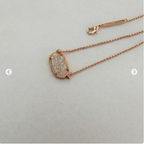 Agate Tooth Necklace