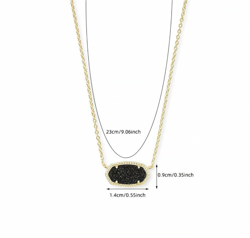 Agate Tooth Necklace