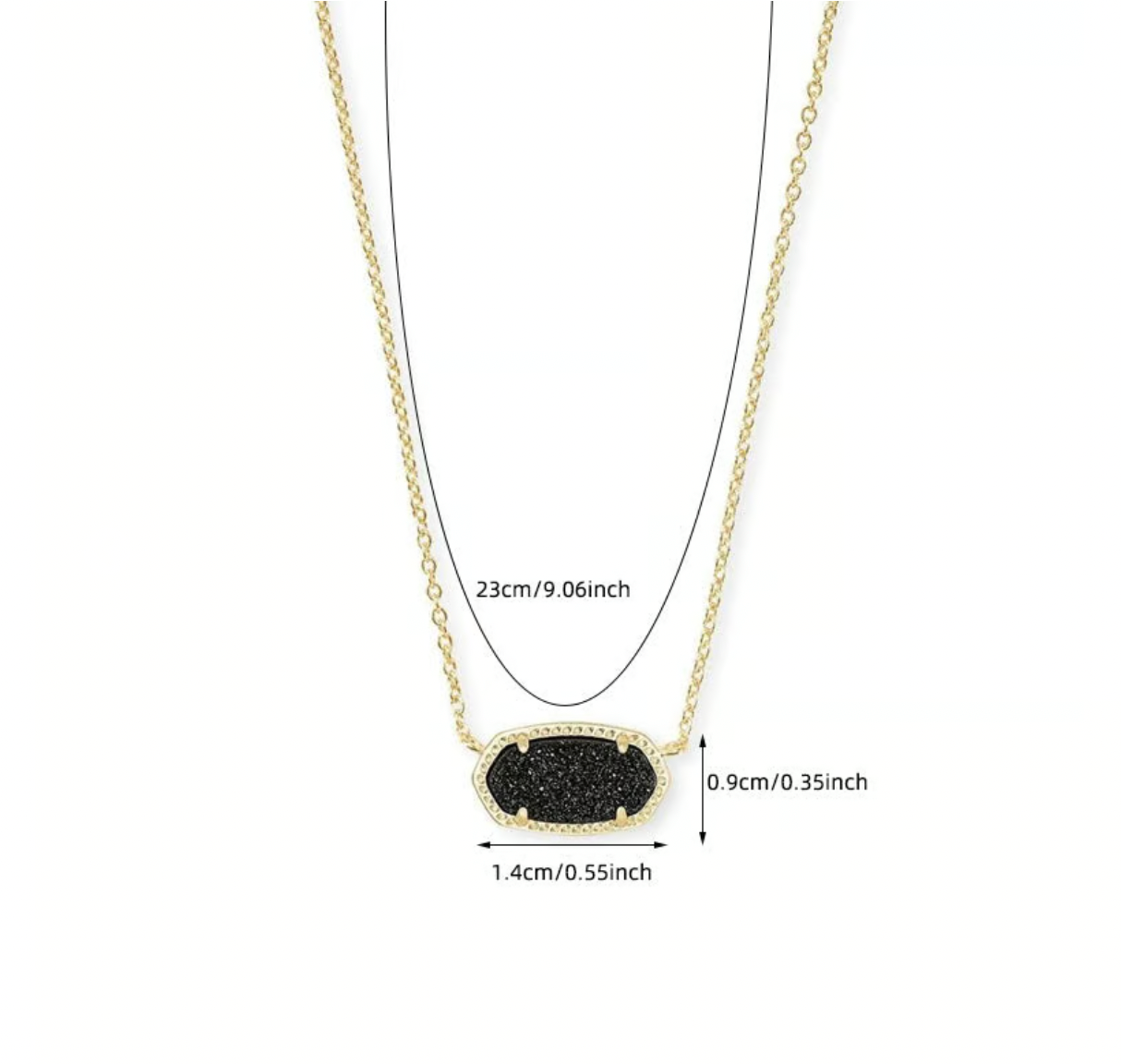 Agate Tooth Necklace
