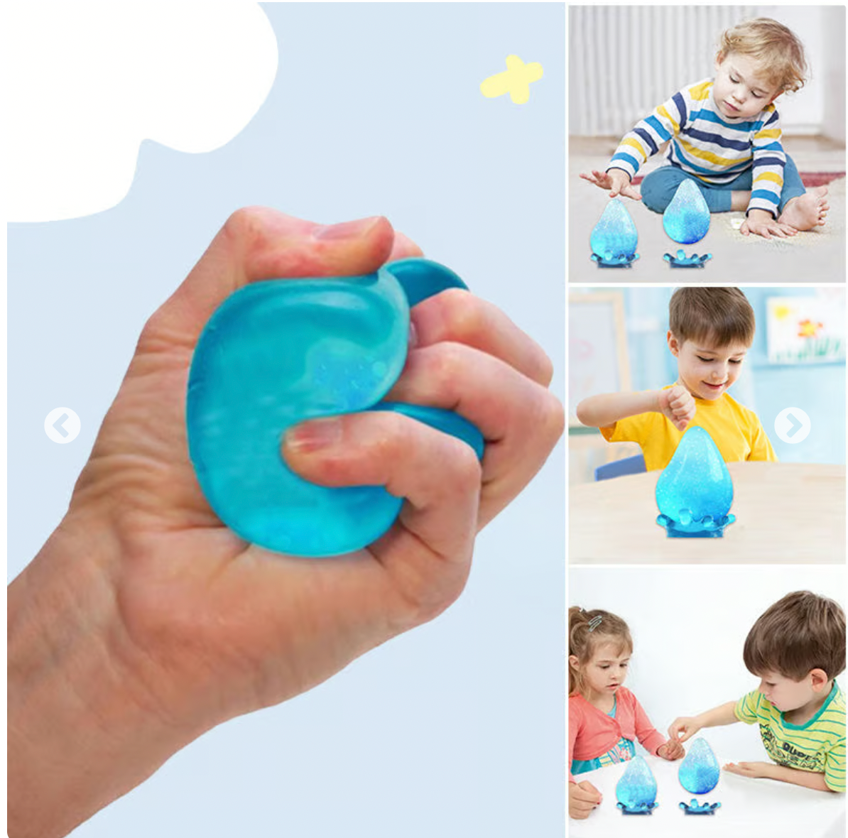Decompressing Water Drop Sensory Toy