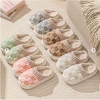 Cozy Cashmere Slippers with Slip-Resistant Sole