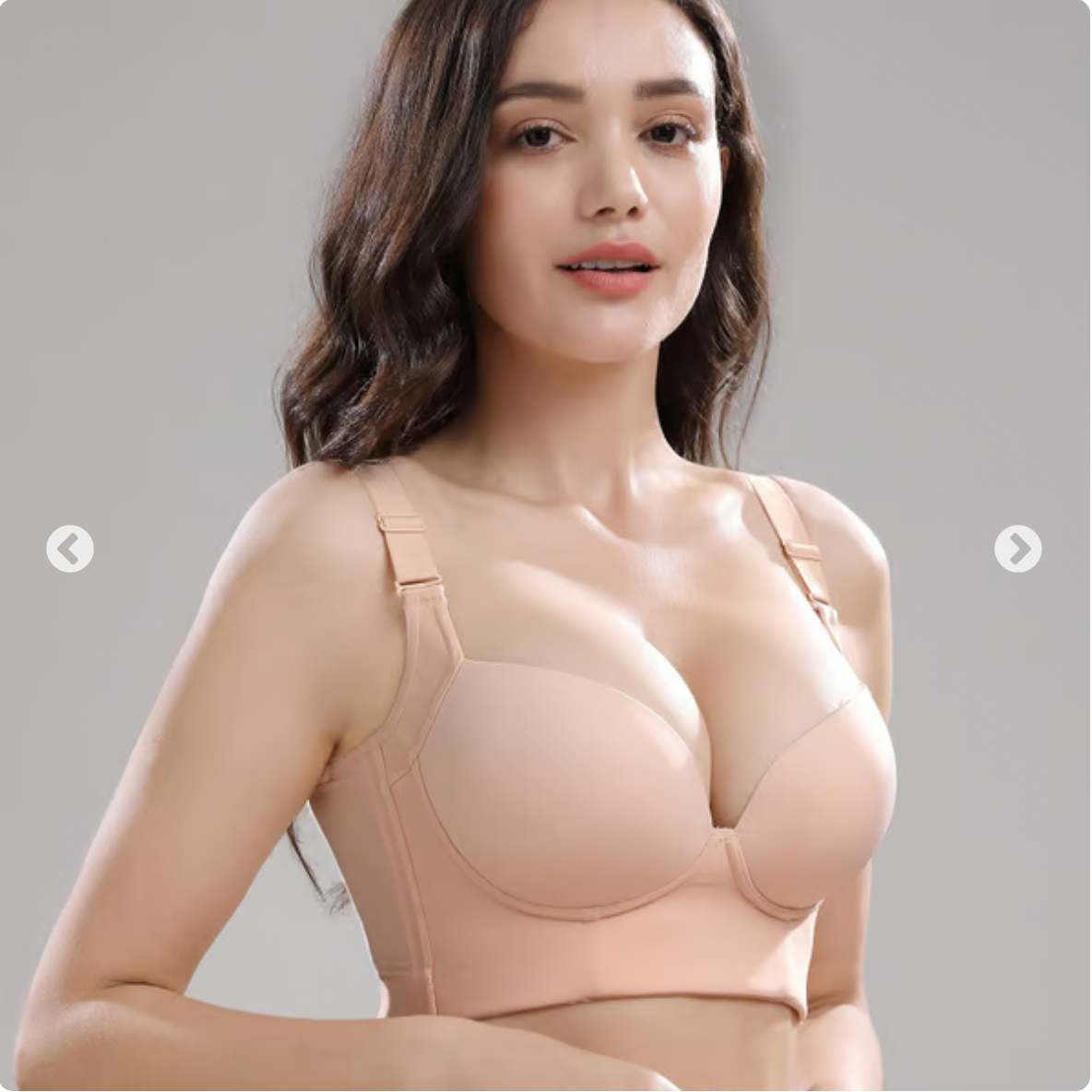 Deep Cup Bra With Shapewear