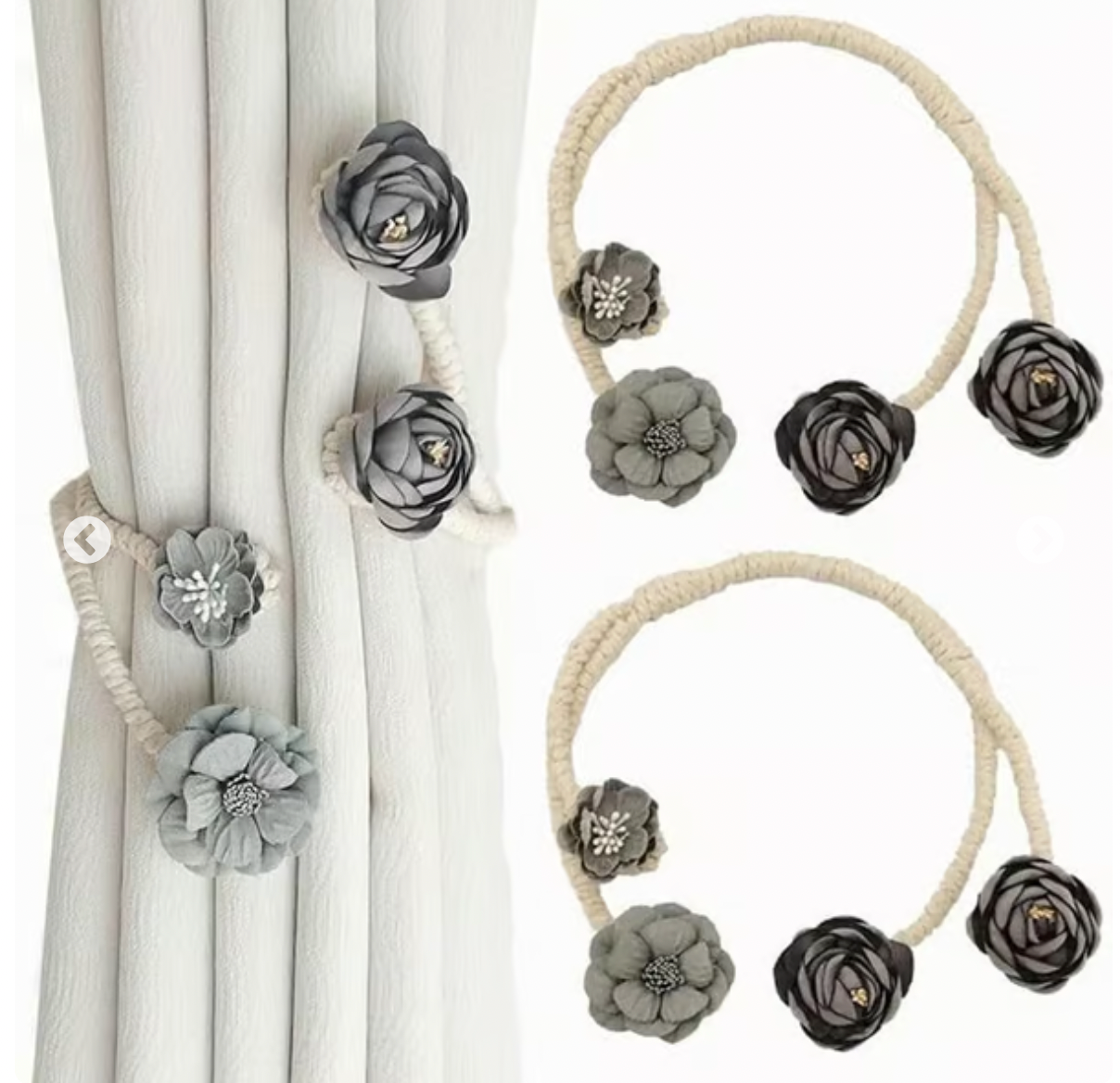 Curtain Tiebacks Clips