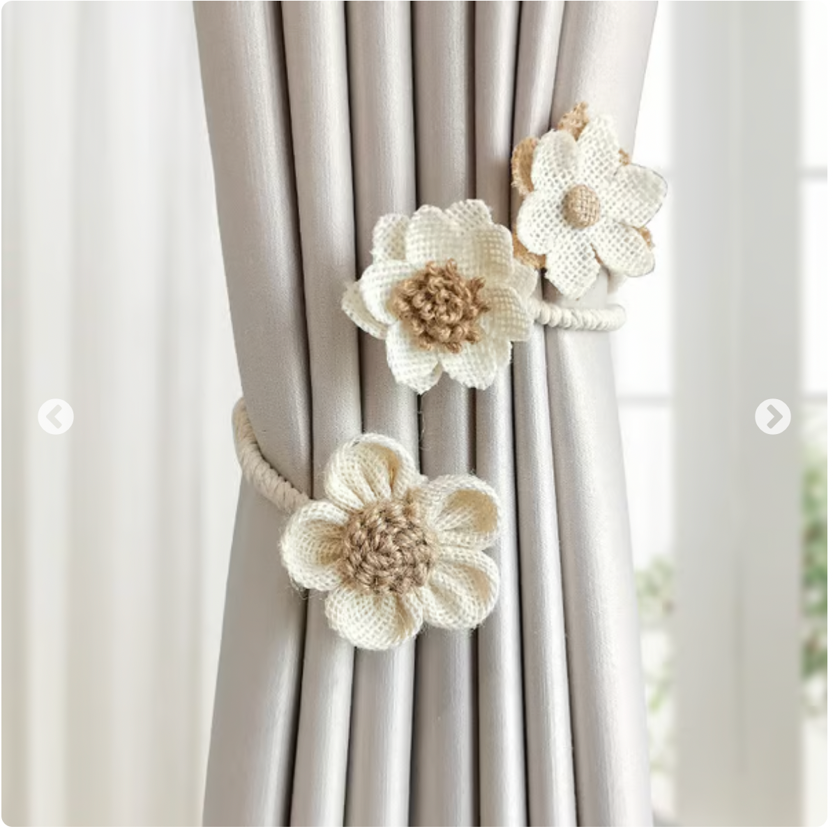 Curtain Tiebacks Clips