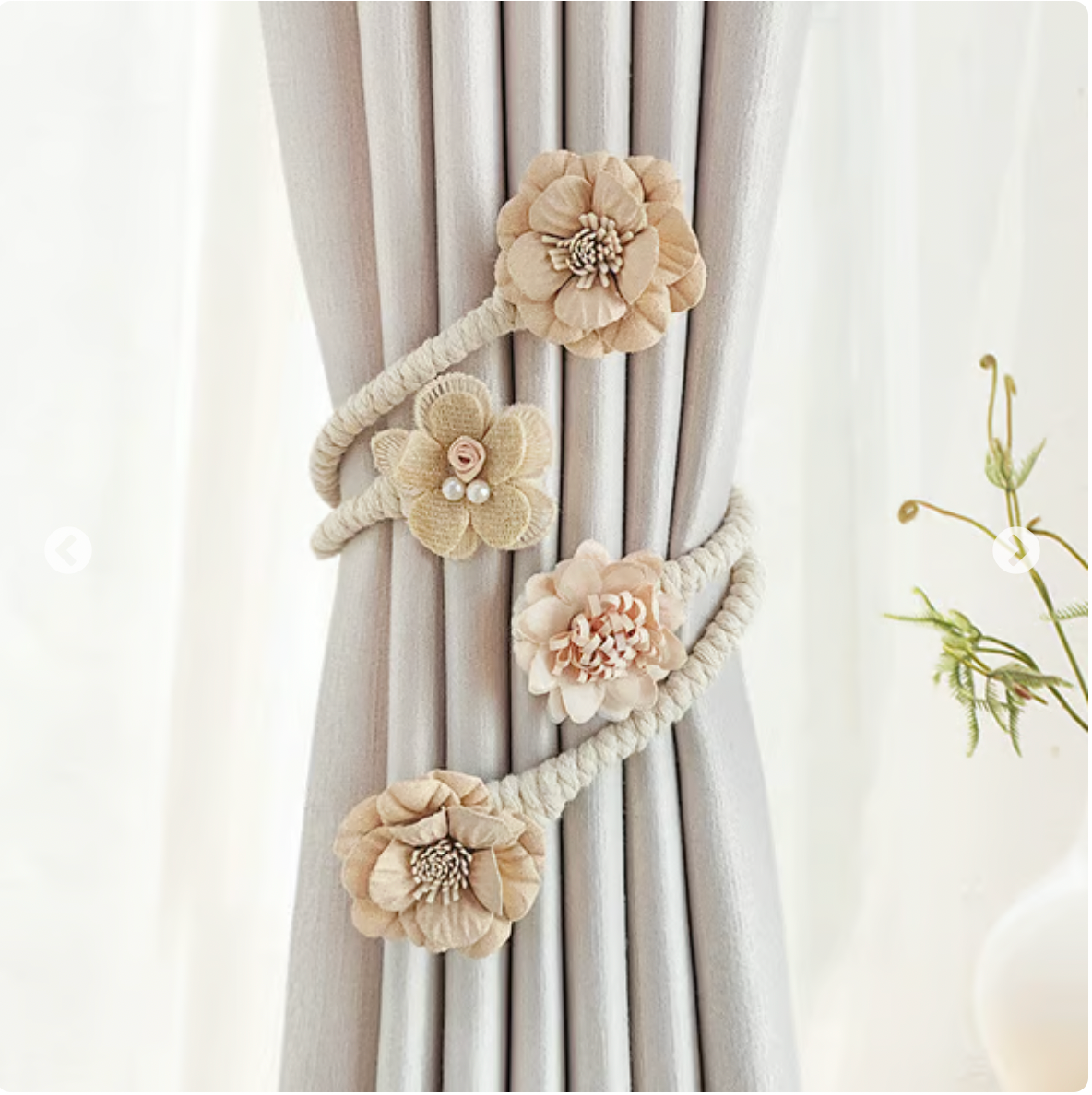 Curtain Tiebacks Clips