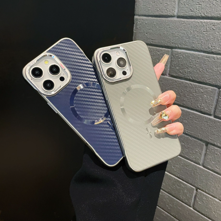 Borderless Kevlar Phone Case-Magnetic Charging Compatible