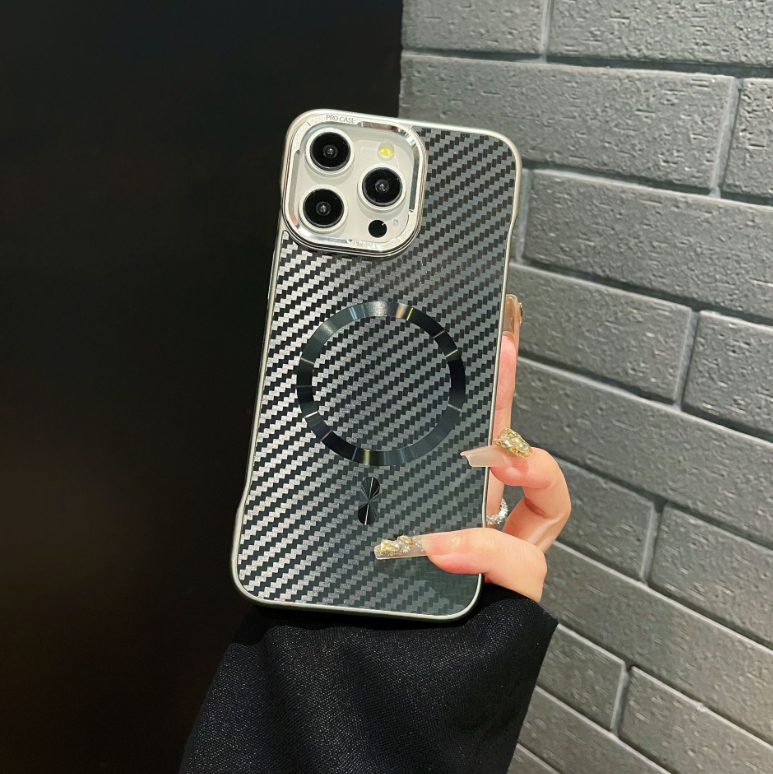 Borderless Kevlar Phone Case-Magnetic Charging Compatible
