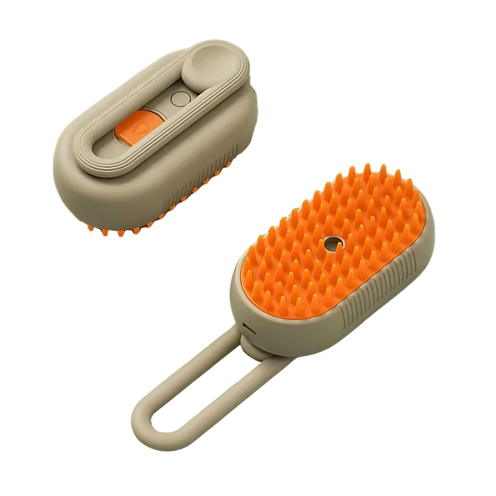Cat Steamy Brush – Grooming & Massage Tool for Pets