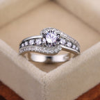 "Black Velvet" Women's Black Spinel Ring