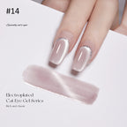 Crystal Wide Cat Eye Nail Gel Polish