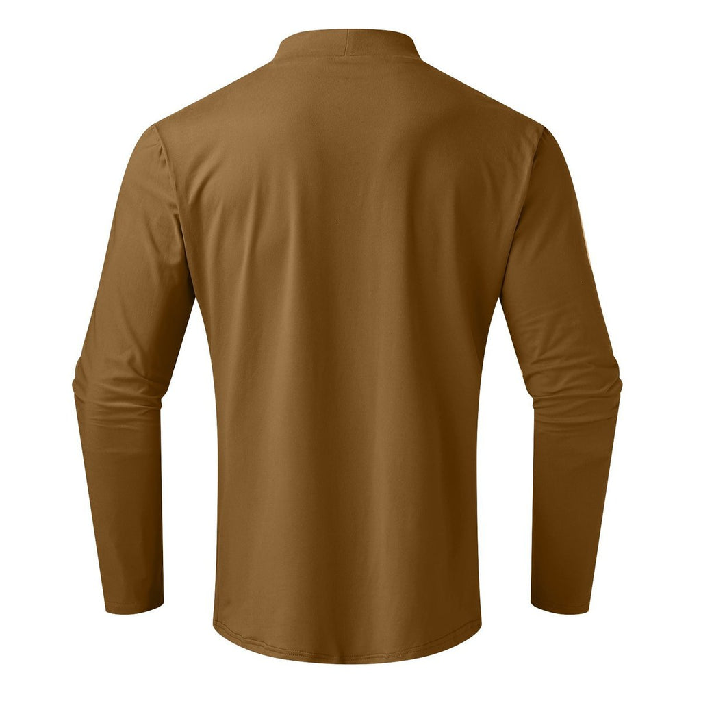 2023 New In-💝Mens High Neck Slim Fit Long Sleeve T-shirt