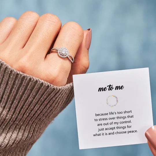 80% OFF Today Only! (4.8/5⭐⭐⭐⭐⭐)💕-Peace Circle Self-Love Ring