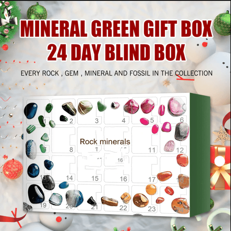 Crystal ore Advent Calendar 2023-Contains 24 Crystal ore gifts