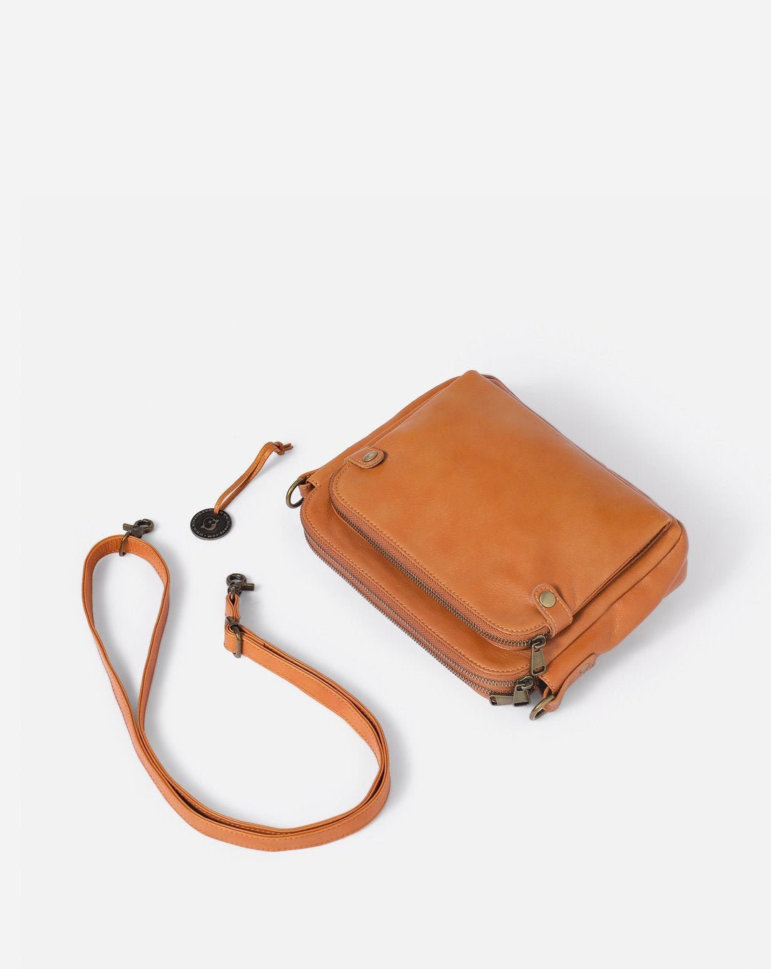 Crossbody Leather Shoulder Bags and Clutches