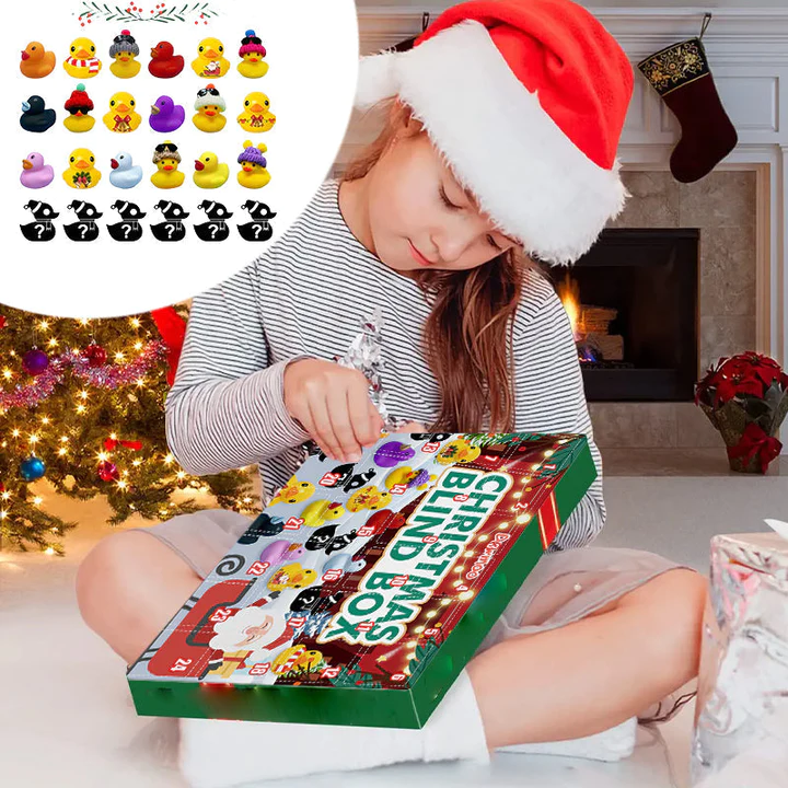 Christmas Pre-Sale 75% OFF🎄🦆 Christmas Rubber Ducks Advent Calendar