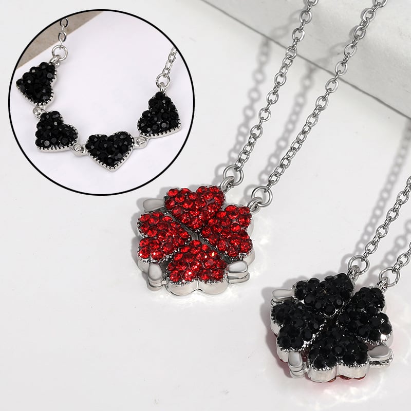 80% OFF Today Only! (4.8/5⭐⭐⭐⭐⭐)💕-Fashion Four-Leaf Clover Necklace