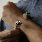 Biker Piston Skull Bracelet🔥