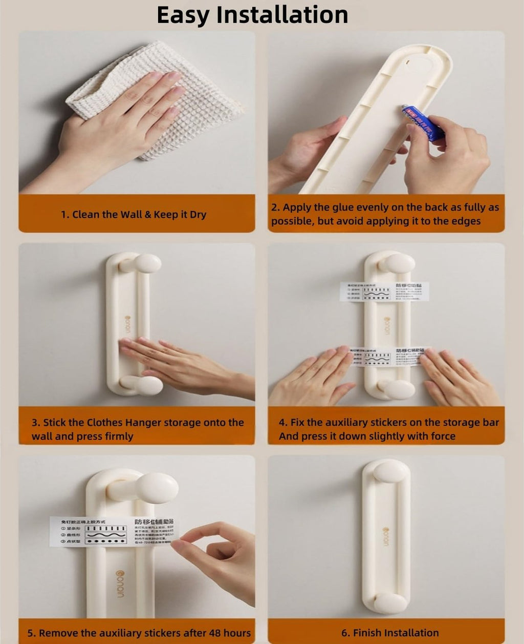 Clothes Hanger Storage Rack